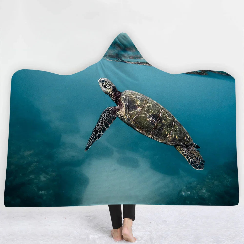 Hooded Blanket Cloak Blanket Thick Blanket EX-STOCK Canada