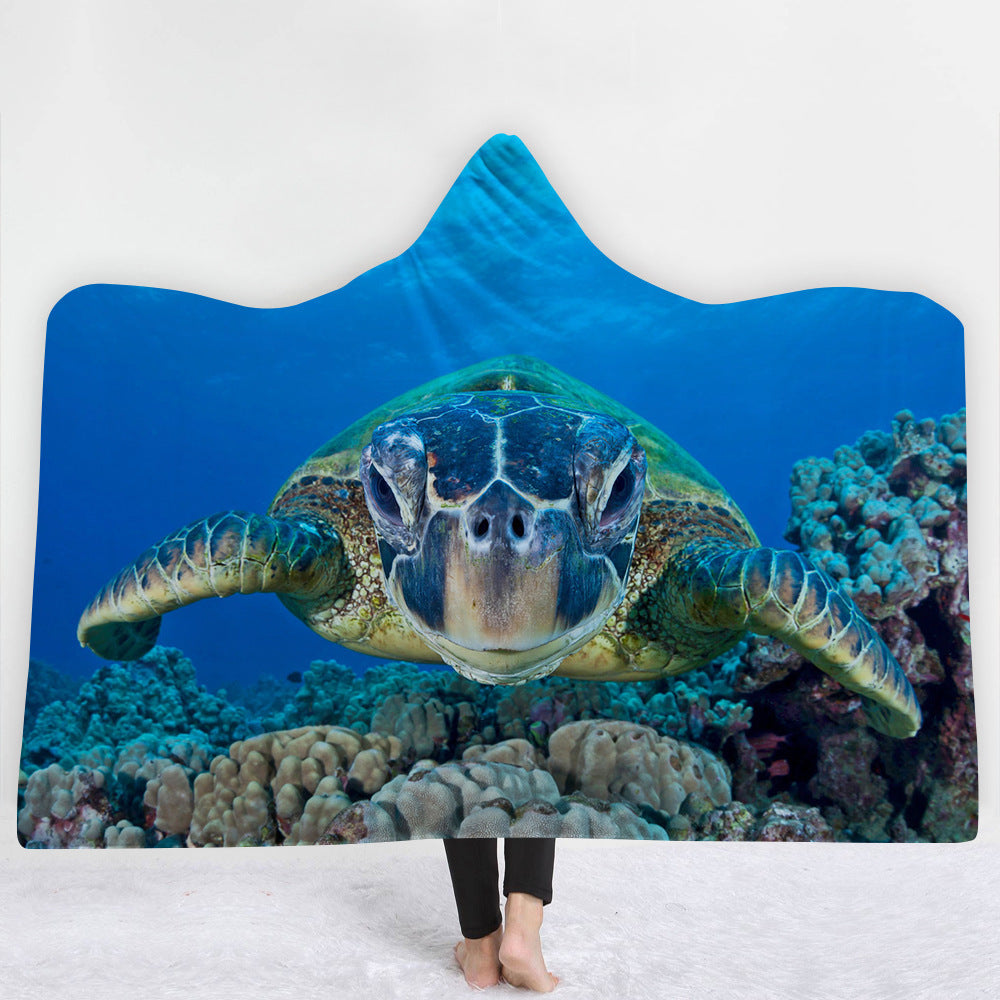 Hooded Blanket Cloak Blanket Thick Blanket EX-STOCK Canada