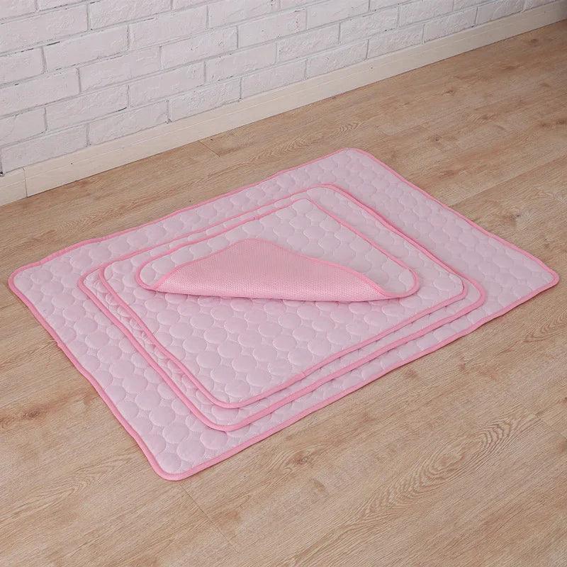 Pet Summer Portable Ice Silk Cooling Pad EX-STOCK Canada