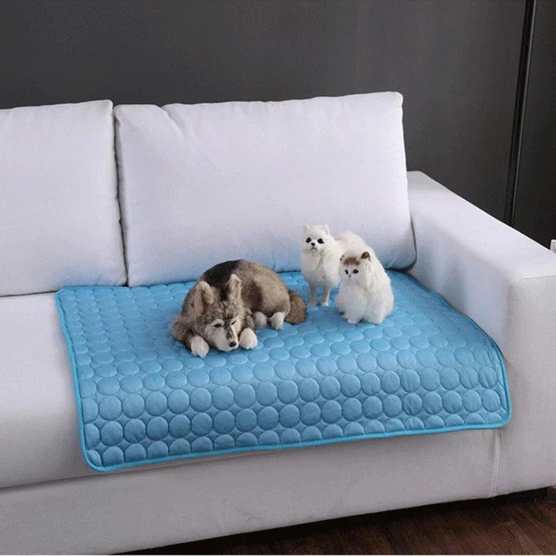 Pet Summer Portable Ice Silk Cooling Pad EX-STOCK Canada