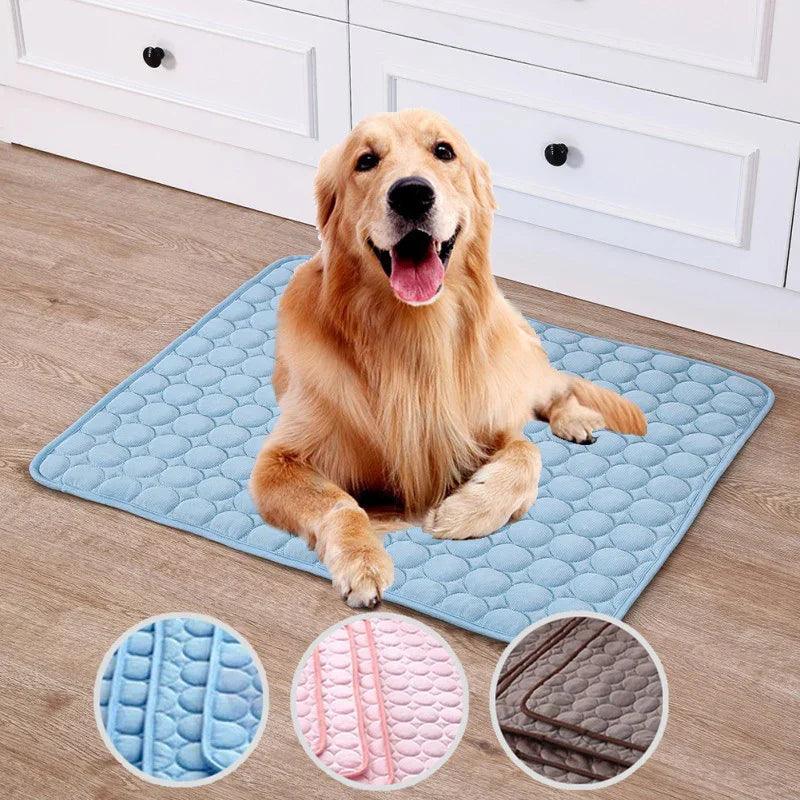 Pet Summer Portable Ice Silk Cooling Pad EX-STOCK Canada