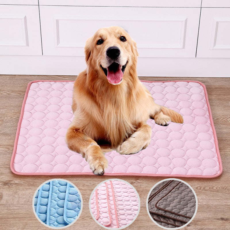 Pet Summer Portable Ice Silk Cooling Pad EX-STOCK Canada