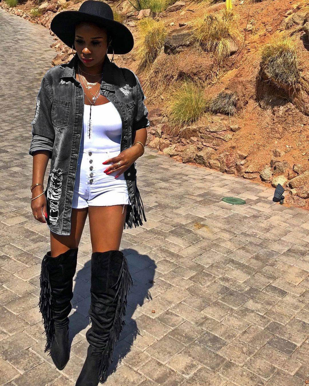 Fashion Ripped Casual Long Sleeve Mini Shirt dress Denim Jacket WOMEN - EX-STOCK Canada