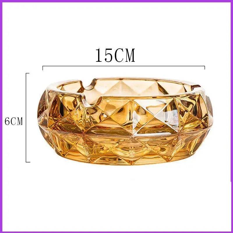 Luxury Crystal Glass Office Cigar Ashtray - EX-STOCK Canada