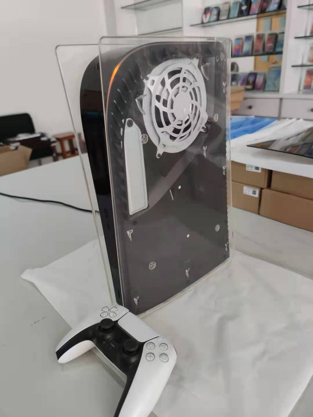 Plaque de remplacement pour coque dure transparente en ABS pour console de jeu PS5 DE, couverture de l'hôte PS5EX-STOCK Canada
