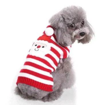 Pet Christmas Sweater Knit Turtleneck Pet Clothes Sweater Dog Sweater - EX-STOCK Canada