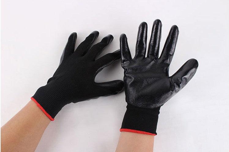 Nitrile Impregnated Wear-resistant Latex Gloves