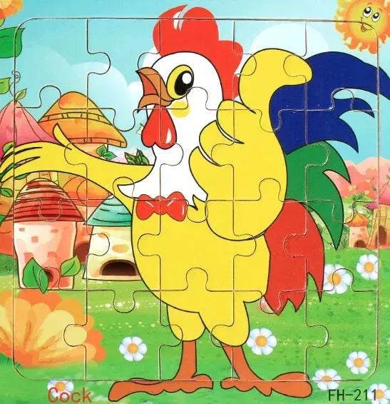 Wooden jigsaw puzzle toy - EX-STOCK Canada