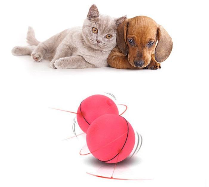 LED Laser Electronic Rolling Pet Funny Cat Toy Ball - EX-STOCK Canada