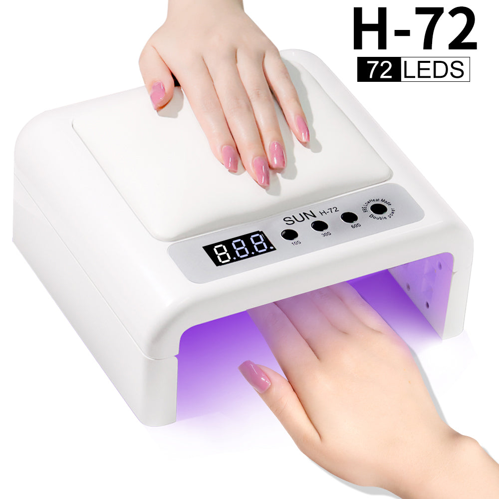 UV Led Nail Lamp For Gel Nail Polish Press On Nails Curing, Large UV Nail Light Curing Nail Dryer With Nail Arm Rest For Nail Art Nail Technician Salon Use EX-STOCK Canada