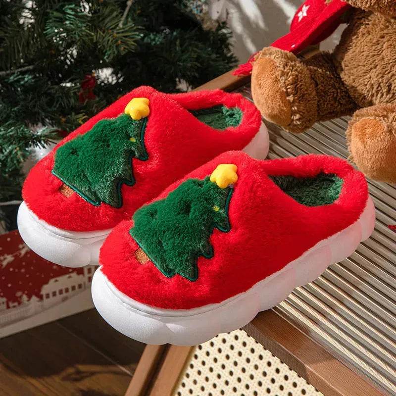Christmas Tree Women's Home Slippers - EX-STOCK Canada
