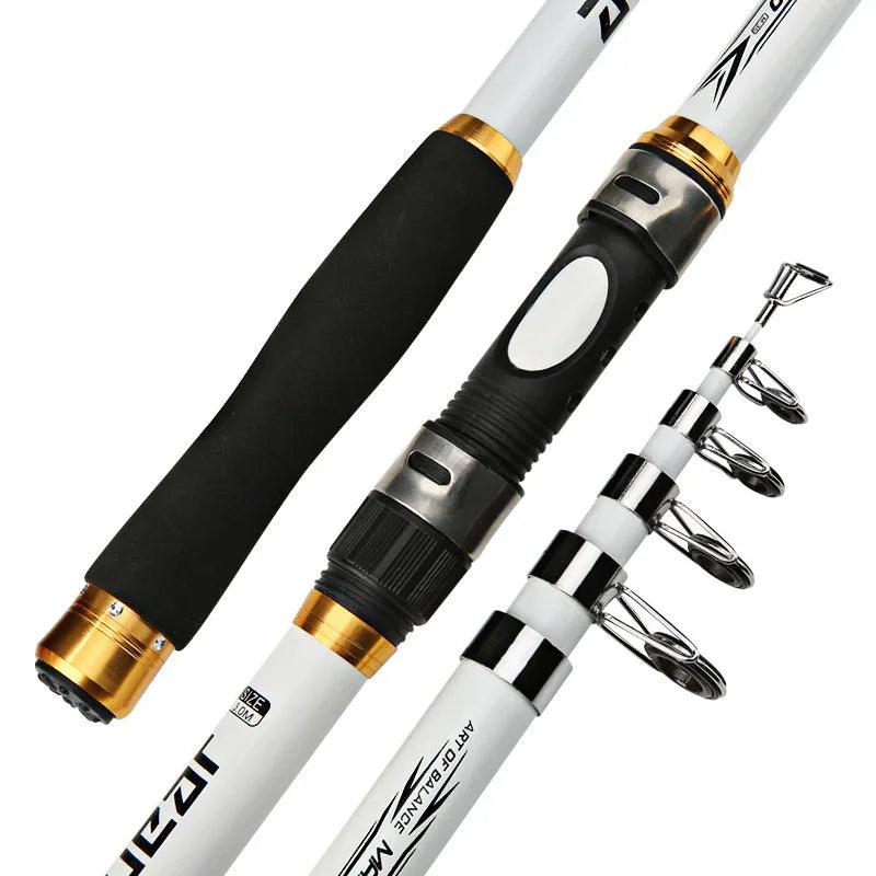 2.1M -3.6M Carp Fishing Rod Feeder Hard FRP Carbon Fiber Telescopic Fishing Rod Fishing Pole EX-STOCK Canada