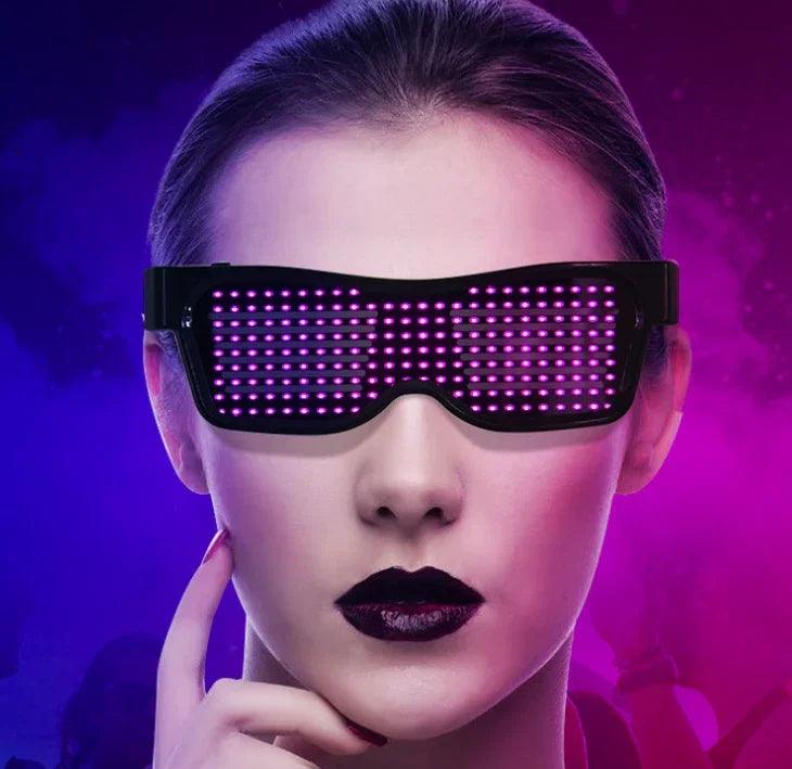 Multicolor Party LED Glasses Dynamic Flashing LED Glasses EX-STOCK Canada