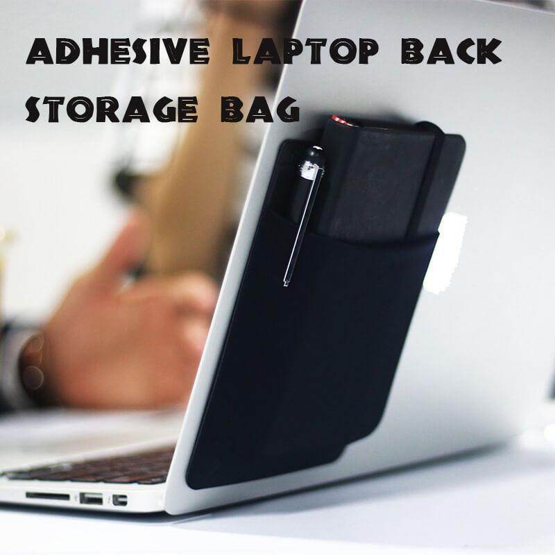 Adhesive Laptop Back Storage Bag Laptop Organizer - EX-STOCK Canada