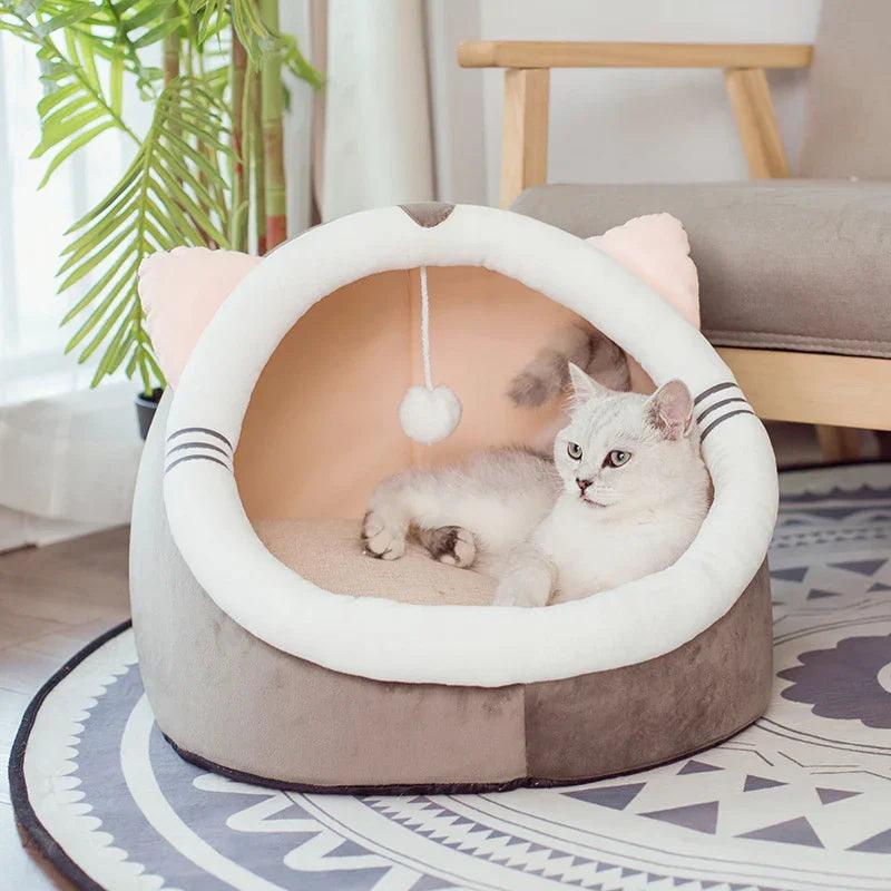 Pet cat litter closed cat litter kennel winter plus velvet EX-STOCK Canada