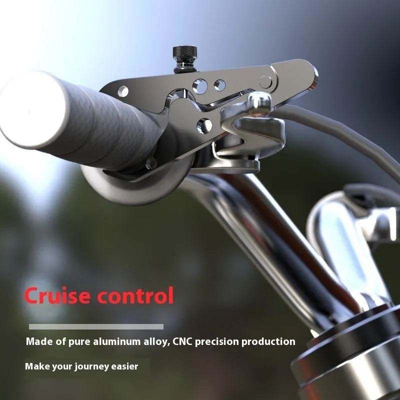 Motorcycle Throttle Grip CNC Aluminum Lock Assist Retainer Universal Cruise Control Bike Throttle Wrist Grip Handle Bar - EX-STOCK Canada