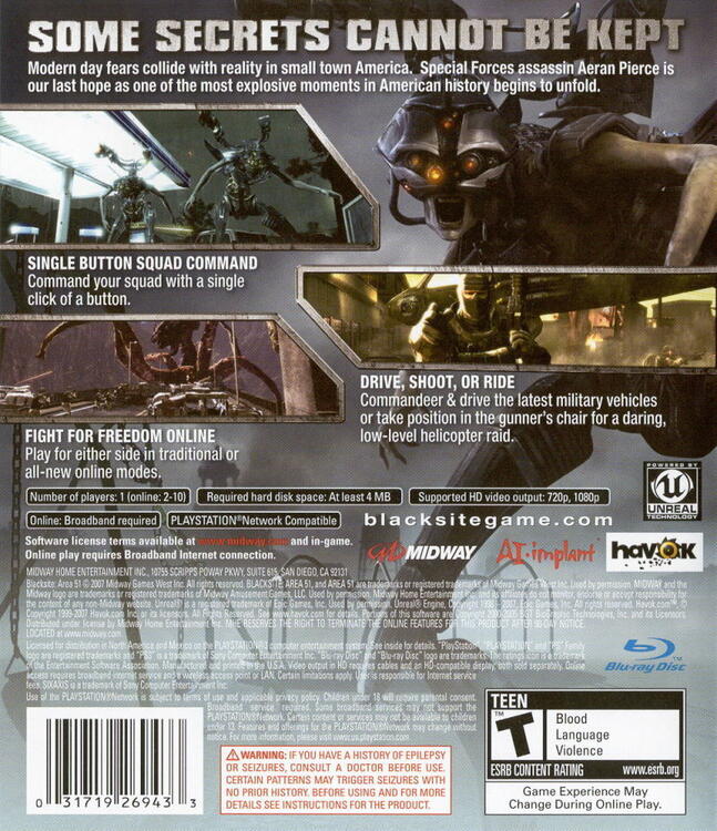 BlackSite: Area 51