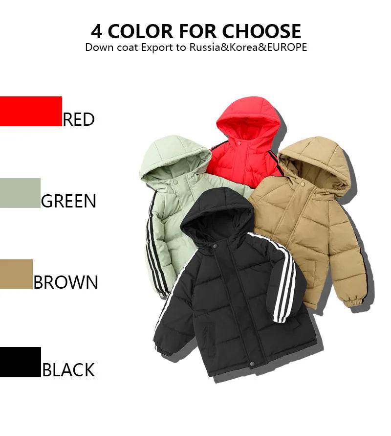 Children's Cotton Clothes Thickened Fall Winter Coat - EX-STOCK Canada