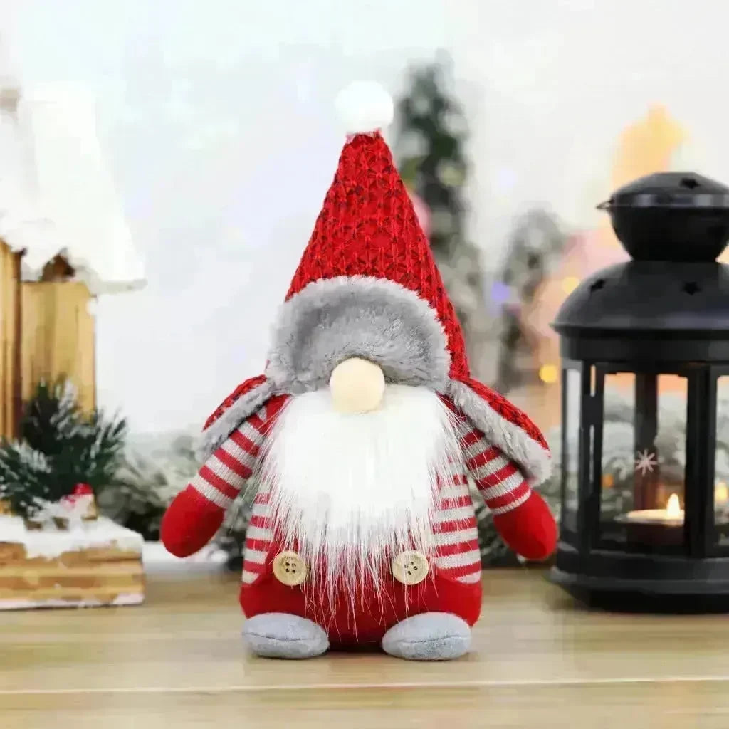 Faceless Dolls Ornaments Nordic Forester Santa Claus Ornaments Christmas Window Decoration - EX-STOCK CANADA