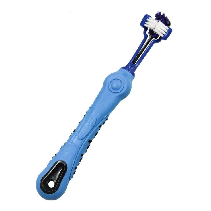 Brosse à dents pour animaux à trois côtés Brosse pour chien Mauvaise haleine Tarte dentaire Soin des dentsEX-STOCK Canada