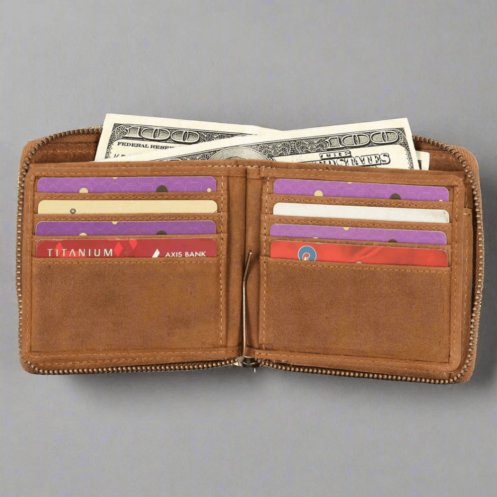 MET Hunter Leather Zip Around Wallet EX-STOCK Canada