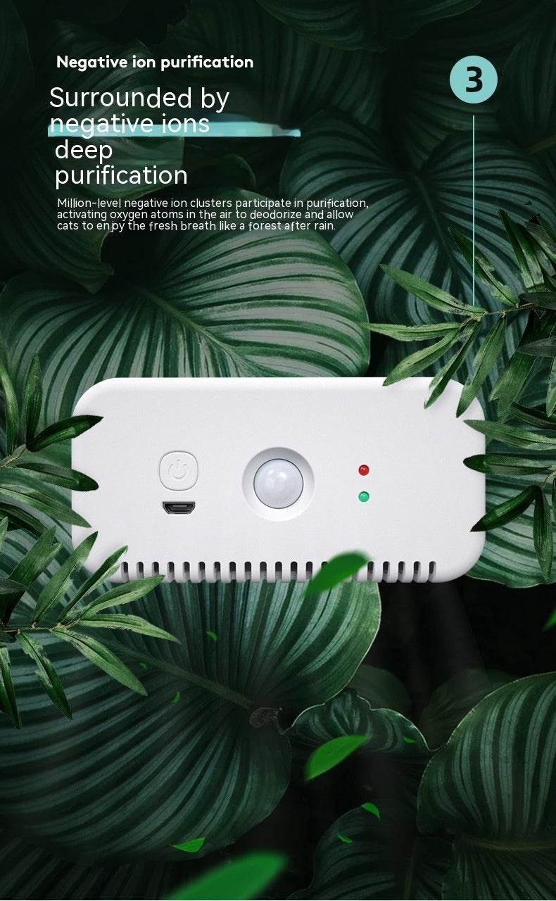 Smart Cat Litter Box Pet Deodorizer Pet Air Purifier - EX-STOCK Canada