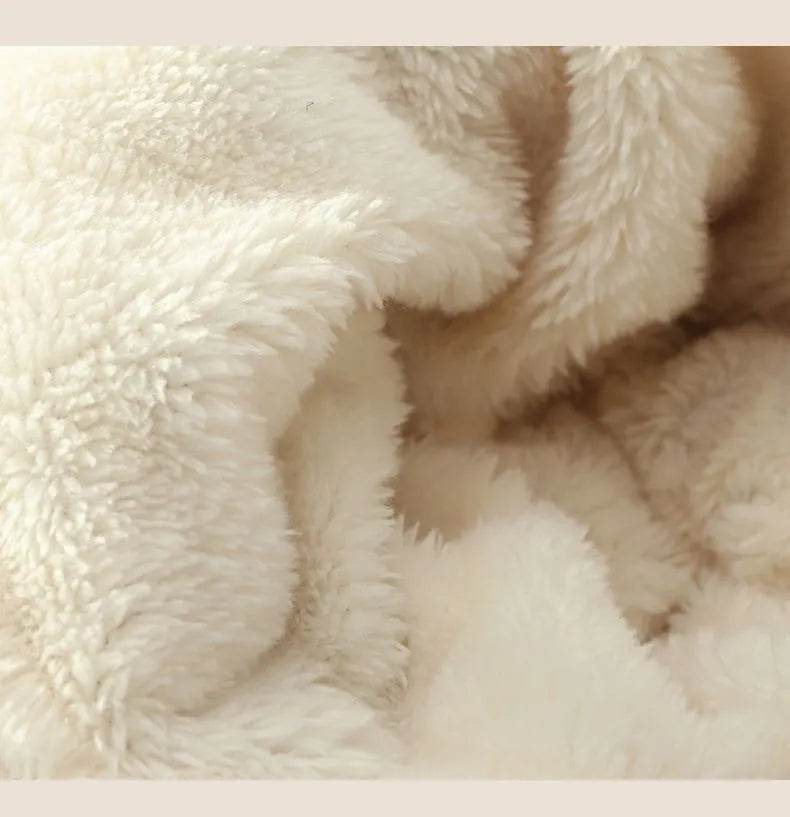 Women's Fleece-lined Scarf And Hat Winter Warm Knitted Hat Scarf - EX-STOCK Canada