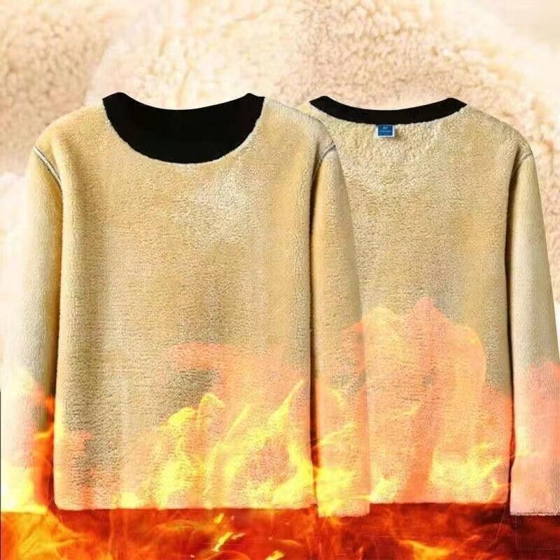 Men's Sweater Warm Berber Fleece Fleece-lined Thickened EX-STOCK Canada