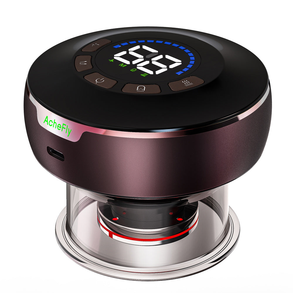 AcheFly Rechargeable Small Multifunctional Electric Gua Sha Scraping Massager Physical Therapy Equipment Facial Smart Chpping EX-STOCK Canada