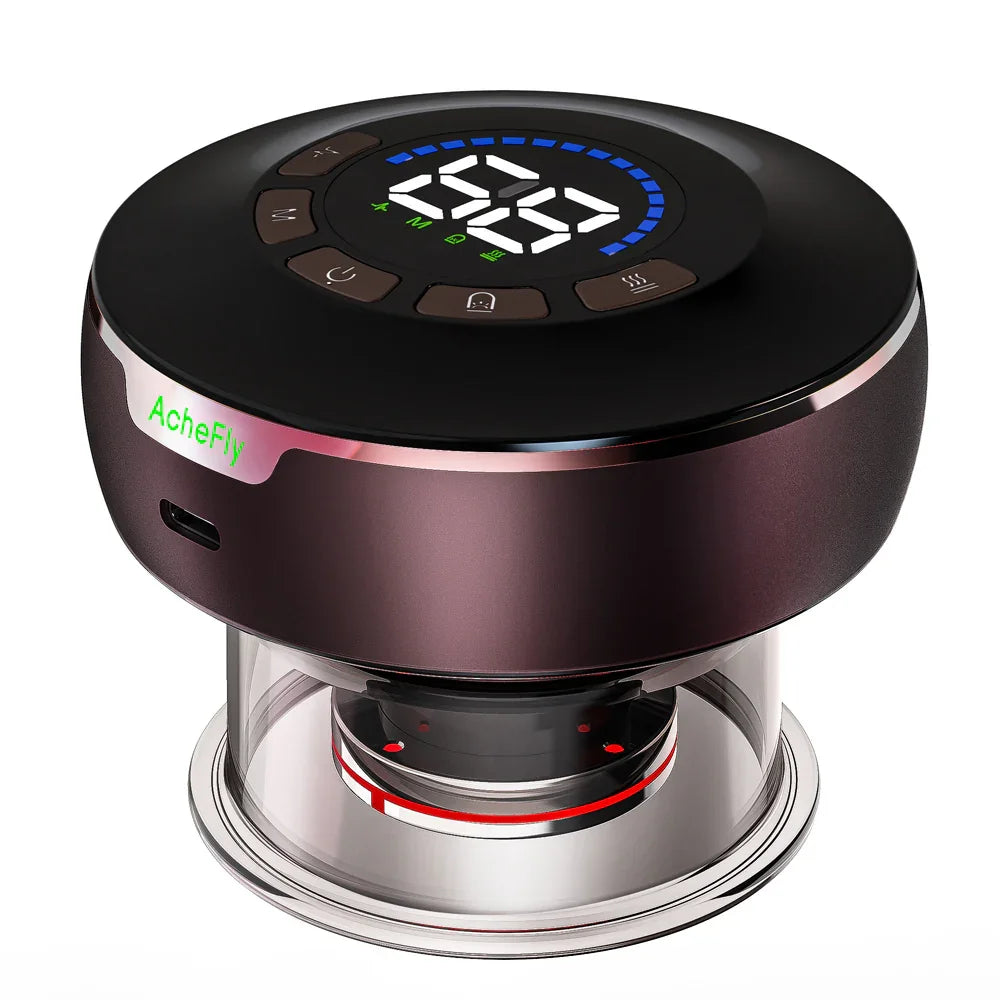 AcheFly Rechargeable Small Multifunctional Electric Gua Sha Scraping Massager Physical Therapy Equipment Facial Smart Chpping EX-STOCK Canada