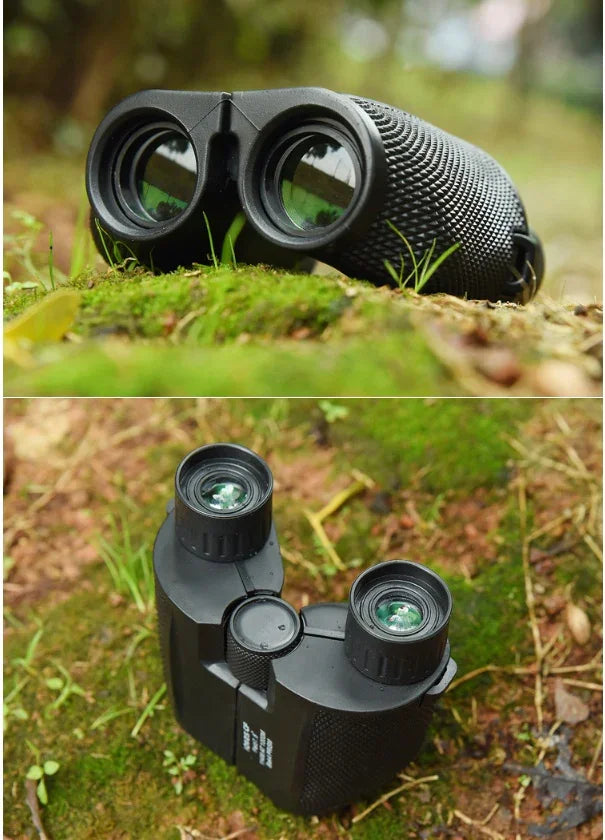 Outdoor binoculars 10x25 small Paul High-definition mini portable low-light night vision pockets glasses EX-STOCK Canada