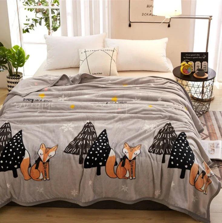 Air conditioning blanket flannel blanket EX-STOCK Canada