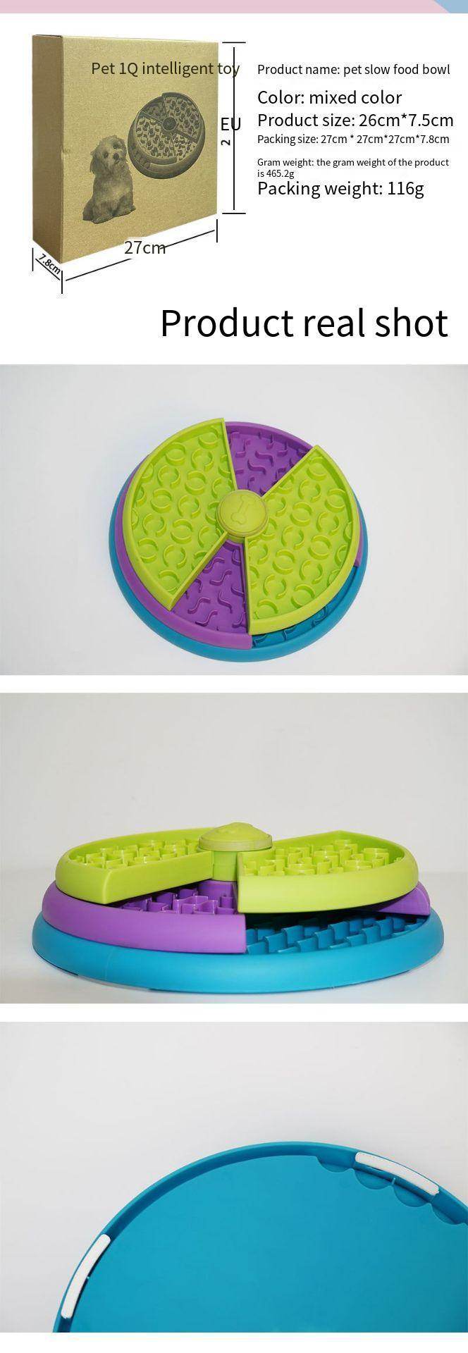 3 Layer Pet Dog Slow Feeder Bowl Anti Choking Puzzle feeder for Dog - EX-STOCK Canada