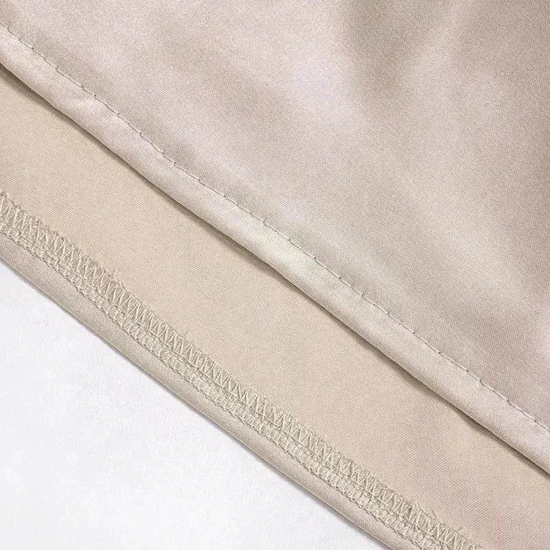 One-shoulder Sleeveless Mini Dress Charming Slim Backless Party Wedding Satin Dresses Womens Clothing - EX-STOCK Canada