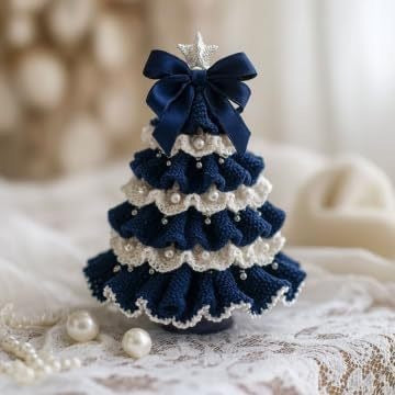 Crochet Christmas Tree Decoration DIY Material Package EX-STOCK Canada