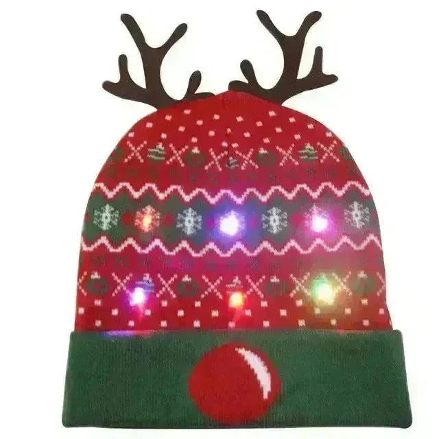 LED Light Christmas Beanies - EX-STOCK CANADA