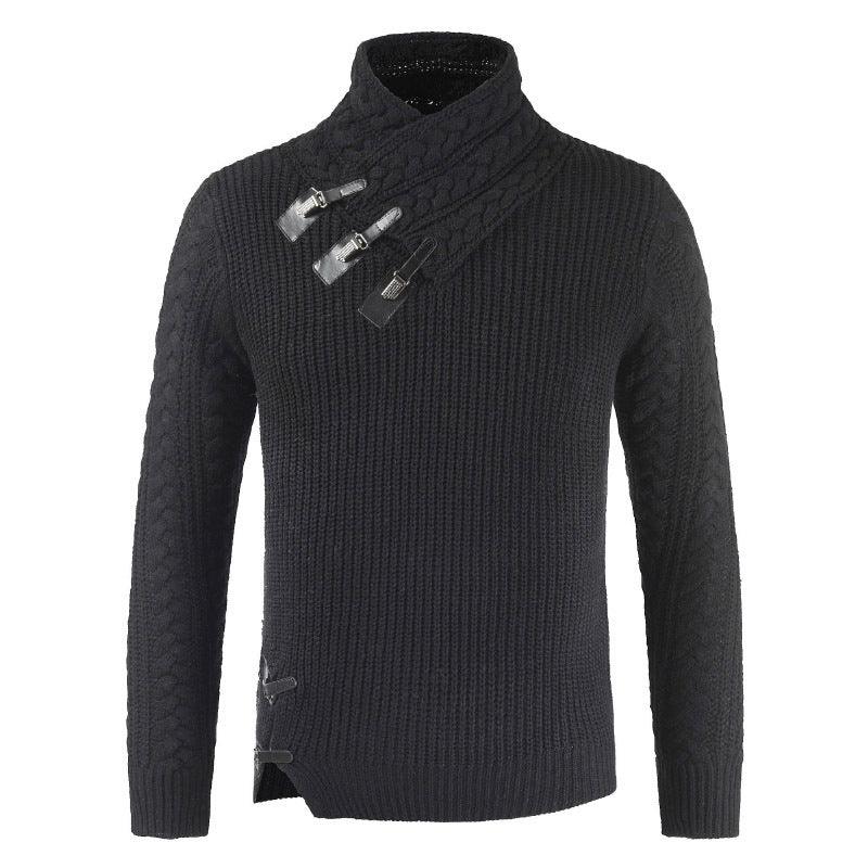 Men's Scalp Button Irregular Long Sleeve T-Shirt EX-STOCK Canada