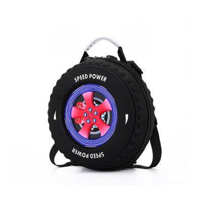 Kid's Small Schoolbag Personalized Creative 3D Cartoon Tire Kindergarten Backpack - EX-STOCK Canada