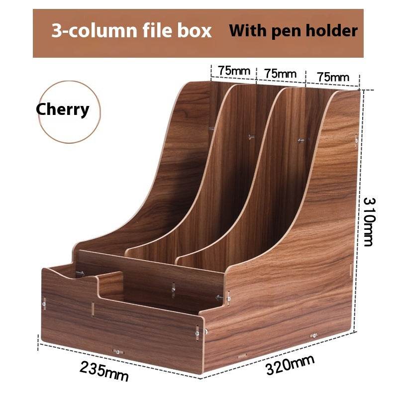 Minimalist Wooden Desk Organizer Office Table Organizer - EX-STOCK Canada