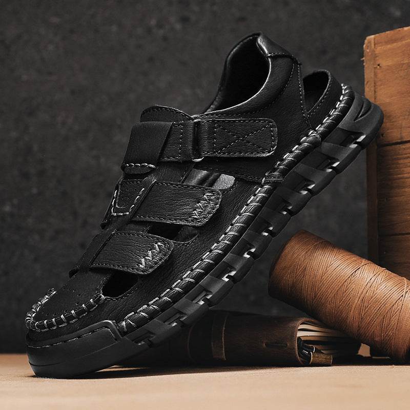 Men's Simple All-match Leather Non-slip Sandals EX-STOCK CANADA