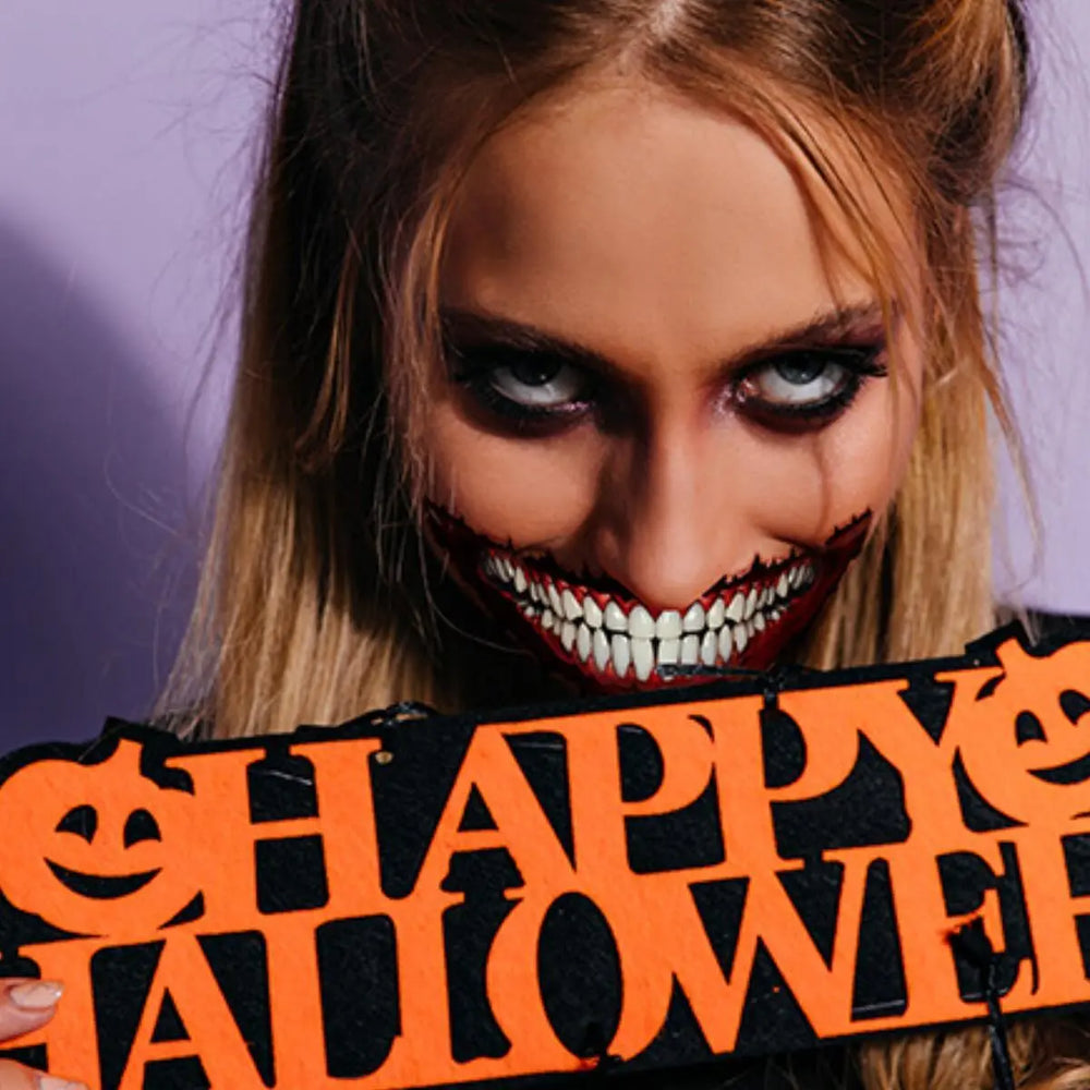 18 Pieces Of Scary And Realistic Design Halloween Temporary Tattoo Stickers - EX-STOCK Canada