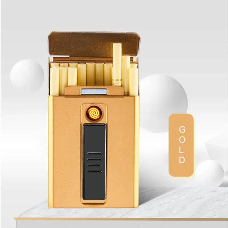 Étui à cigarettes rechargeable pour dix cigarettes fines conventionnellesEX-STOCK Canada
