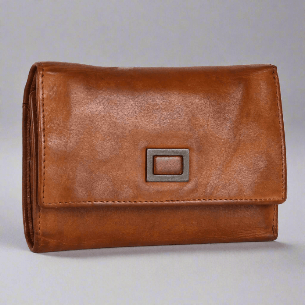 BOL Women's Square Tab Leather Wallet EX-STOCK Canada