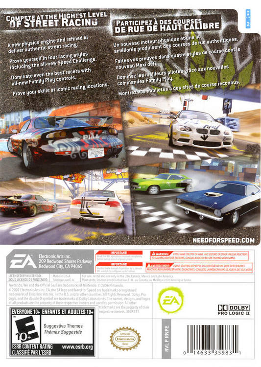 Need for Speed : ProStreet
