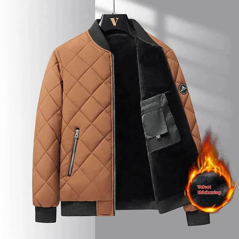 Veste Slim Fit en Coton Rembourré Fashion pour Hommes - Automne Hiver EX-STOCK Canada