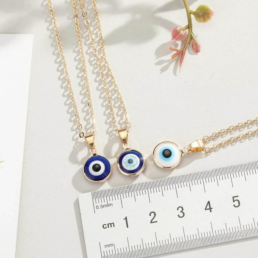 Blue eye pendant Alloy necklace chain Fashion Accessories - EX-STOCK Canada