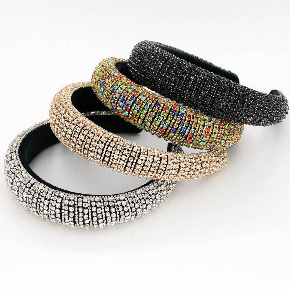 Baroque rhinestone headband - EX-STOCK Canada