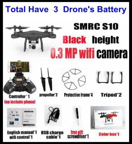 Sales Promotion WiFi 2MP Camera With S10 SMRC FPV Quadcopter Drone Helicopter UAV Micro Remote Control Toy RACER KIT Aircraft EX-STOCK Canada