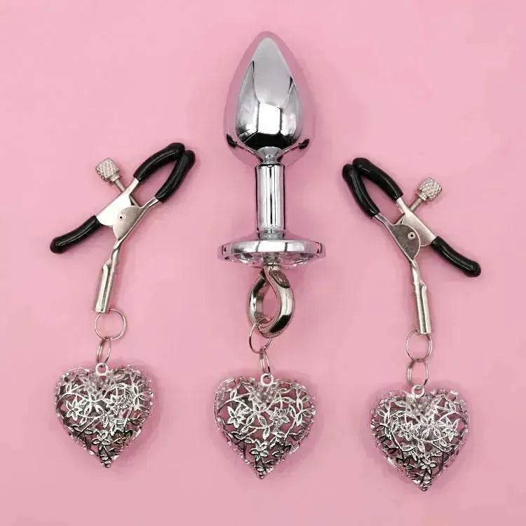 Love Chain Sex Toys Bell For Women Nipple Clamp Anal Plug - EX-STOCK Canada