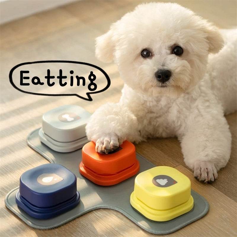 Pet Communication Button One-click Recordable Dog Talking Button - EX-STOCK Canada